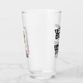 刺青された男の子は私のお気に入りのおもちゃの飲みガラス タンブラーグラス (右)