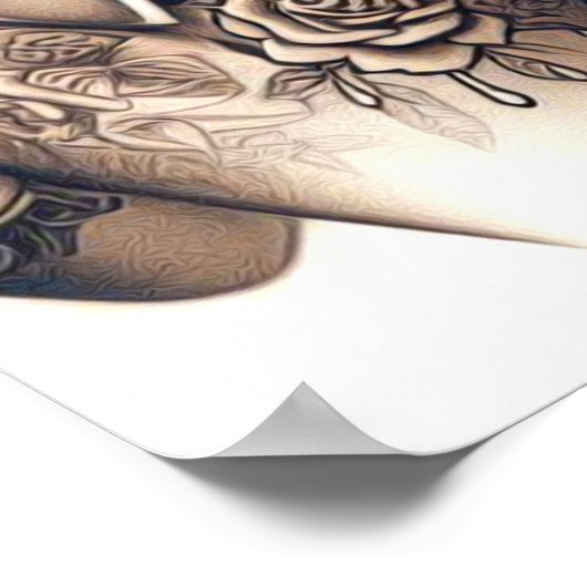 刺青された警官の少女 ポスター (角)