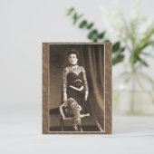 刺青の女性のカード、はがき ポストカード (スタンド正面)