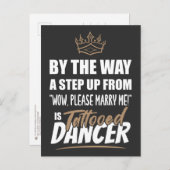 刺青ダンサーは究極の魅力。プレゼント ポストカード (正面/裏面)