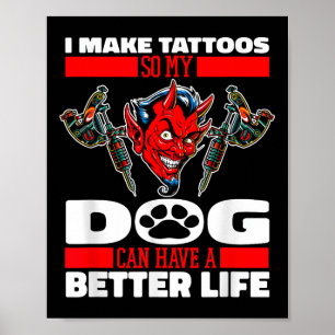 刺青ドッグタトゥーズタトゥーア – Tattoo Artist _1 ポスター
