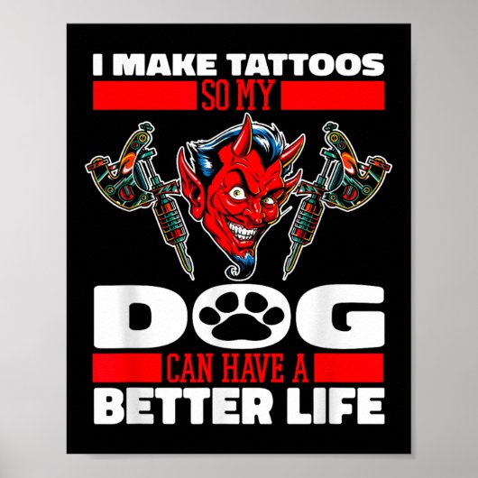 刺青ドッグタトゥーズタトゥーア – Tattoo Artist _1 ポスター (正面)