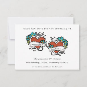 刺青ハート、Tattoo Graphic 結婚's セーブザデート