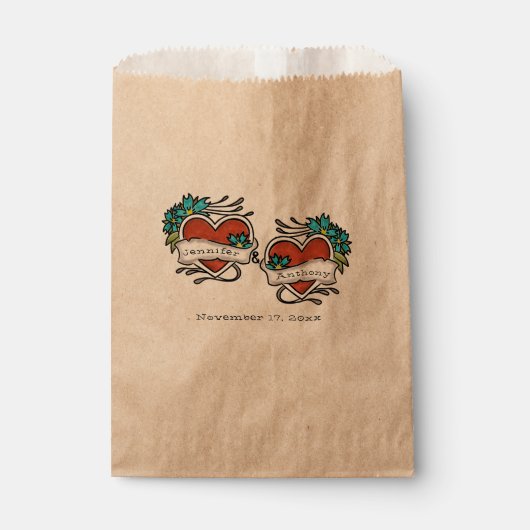 刺青ハート、Tattoo Graphic 結婚's フェイバーバッグ (正面)