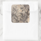 刺青フローラI スクエアシール (バッグ)