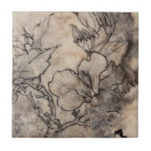 刺青フローラI タイル (正面)