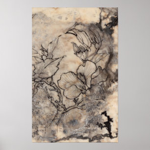 刺青フローラI ポスター