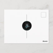 刺青レディースクラブ赤デザイン葉書 ポストカード (裏面)