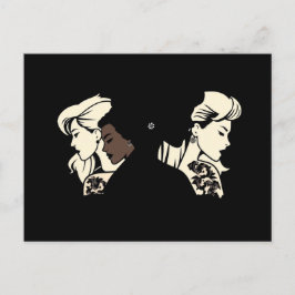 刺青レディースクラブ、シャドー・レディ。 ポストカード