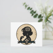 刺青レディースクラブ：シルエットレディ ポストカード (スタンド正面)