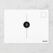 刺青レディースクラブ、レッド、ブルー、ブラック ポストカード (裏面)