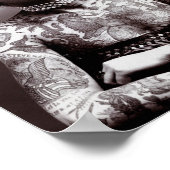 刺青レディーマウードワーグナー1907ヴィンテージ ポスター (角)