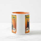 刺青レディ – ヴィンテージサーカスポスターマグ マグカップ (中央)