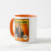 刺青レディ – ヴィンテージサーカスポスターマグ マグカップ (正面左)