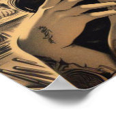 刺青日本のピンアップ ポスター (角)