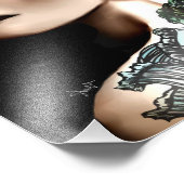 刺青日本の女 フォトプリント            (角)