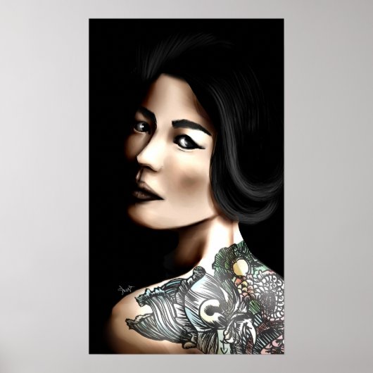 刺青日本の女 ポスター (正面)