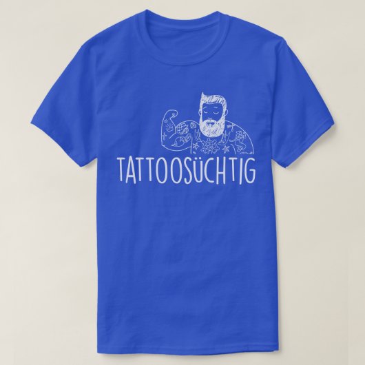 刺青白 Tシャツ (デザイン正面)