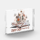 刻々楽しむとメッセージ前向き フォトブロック (左)