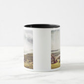 「刻まれるセーヌ河の意見」からのQuillebeuf、 マグカップ (中央)