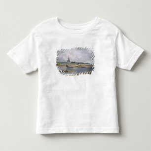 「刻まれるセーヌ河の意見」からのSt Denis、 トドラーTシャツ