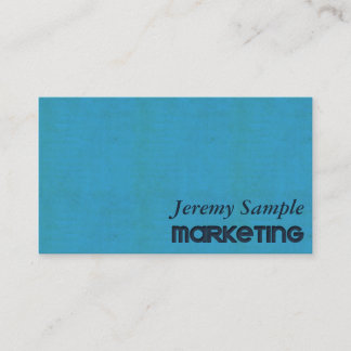 刻まれるティール（緑がかった色） 名刺