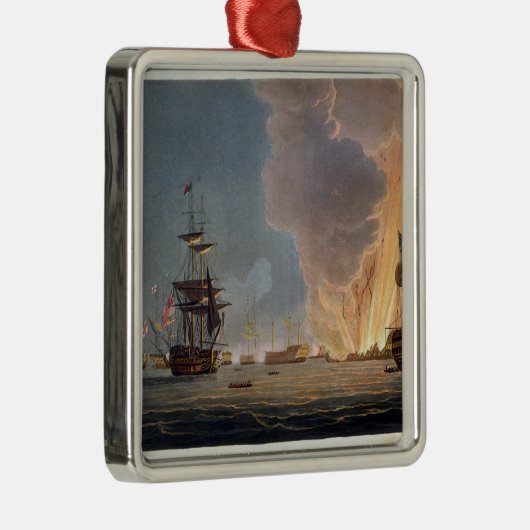 刻まれるナイル、第1威厳があるな1798年の戦い メタルオーナメント (右)