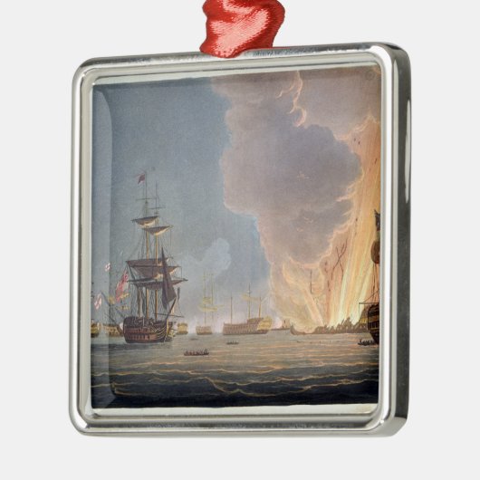 刻まれるナイル、第1威厳があるな1798年の戦い メタルオーナメント (左)