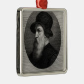 刻まれるポートレートベンヴェヌート・チェッリーニ メタルオーナメント (右)