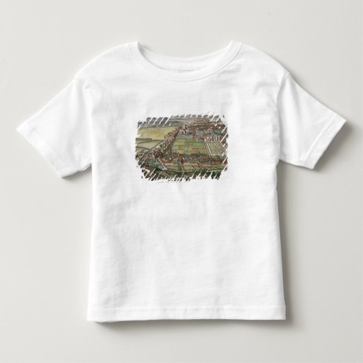 刻まれる東からのナッティンガムの見通し トドラーTシャツ (正面)