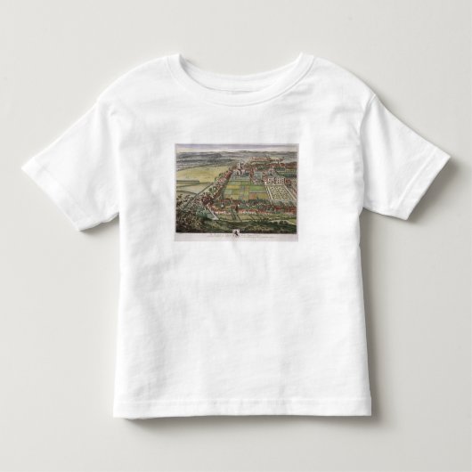 刻まれる東からのナッティンガムの見通し トドラーTシャツ (正面)