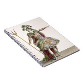 刻まれる複数のオペラのネプチューンのための衣裳 ノートブック (右側)