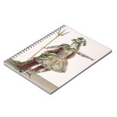 刻まれる複数のオペラのネプチューンのための衣裳 ノートブック (左側)