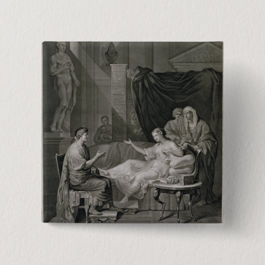 刻まれるAugustusおよびCleopatraのインタビュー 缶バッジ (正面)