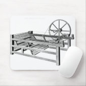 刻まれるHargreavesのジェニー回転 マウスパッド (マウス)