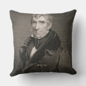 刻まれるMajor Generalウィリアム・ハリソン クッション (裏面)