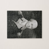 刻まれるMajor General Nathaniel Greene (1742-86年) ジグソーパズル (横)