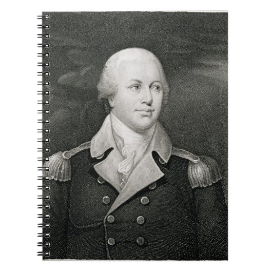 刻まれるMajor General Nathaniel Greene (1742-86年) ノートブック (正面)