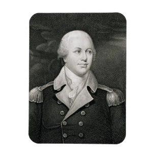 刻まれるMajor General Nathaniel Greene (1742-86年) マグネット
