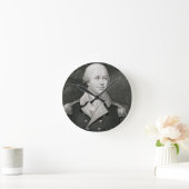 刻まれるMajor General Nathaniel Greene (1742-86年) ラウンド壁時計 (ホーム)