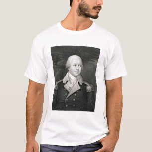 刻まれるMajor General Nathaniel Greene (1742-86年) Tシャツ