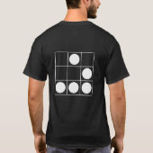 刻み目の生命。 -両面 Tシャツ (裏面)