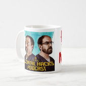 "刻み目国家"のコーヒー・マグ コーヒーマグカップ (正面左)