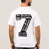 刻み目7 Tシャツ (裏面)