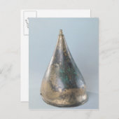 刻んだ飾り付きのヘルメット ポストカード (正面/裏面)