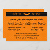 刻印こうもり 招待状 (正面/裏面)