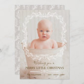 刻印された休日フローラ枠 |あいさつ |写真 シーズンカード (正面/裏面)