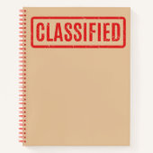 刻印された分類手帳 ノートブック (正面)