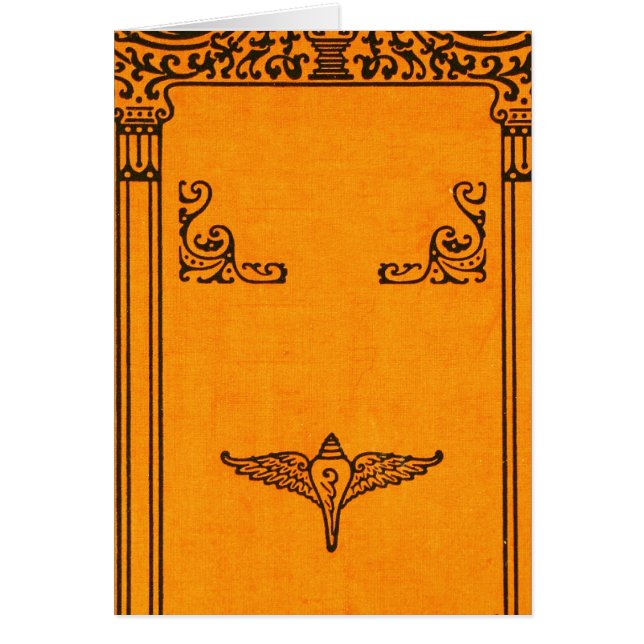 刻印された古い表紙の背景 (正面)