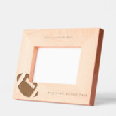 刻印カスタムアメリカンフットボール・グリディロン レーザー彫刻フレーム (左)